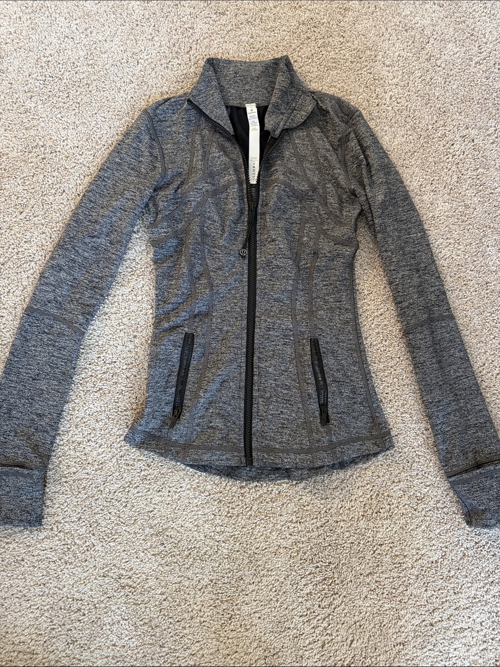 Lululemon Gray Women's Zip-Up Active Jacket